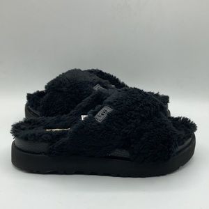 UGG Fuzz Yeah Cross Women's Slides